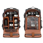 Sac photo voyage imperméable pratique pour photographes ouvert Sac photo voyage imperméable pratique pour photographes ouvert