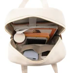 Sac pour ordinateur portable sac à dos femme interieur ouvert