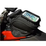 Sacoche réservoir moto téléphone tactile sur moto Sacoche réservoir moto téléphone tactile sur moto