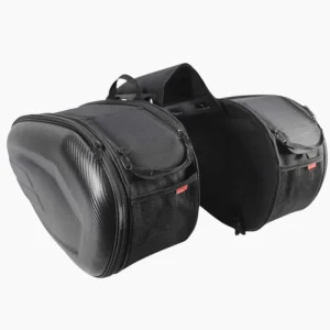 Sacoche selle moto étanche et spacieuse idéale pour les longs voyages