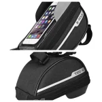 Sacoche vélo guidon avec écran tactile pour smartphone attaches Sacoche vélo guidon avec écran tactile pour smartphone attaches