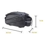 Sacoche vélo porte bagage imperméable et robuste dimensions