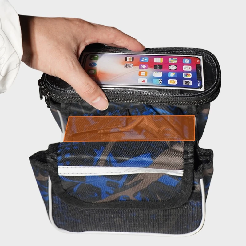 Sacoches vélo pour cadre imperméable avec écran tactile portable