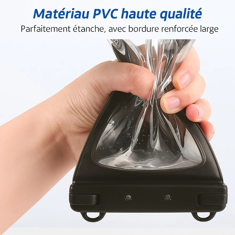 Pochette étanche pour smartphone avec écran tactile matériau