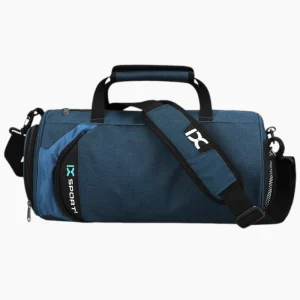 Sac de foot à bandoulière urbain imperméable bleu