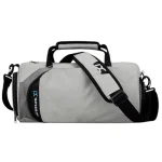 Sac de foot à bandoulière urbain imperméable gris