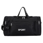 Sac de foot grand format urbain imperméable noir