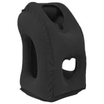 Coussin de voyage gonflable confortable pour une repos parfait noir Coussin de voyage gonflable confortable pour une repos parfait noir