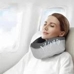 Coussin de voyage mémoire de forme ultra doux pour dormir homme