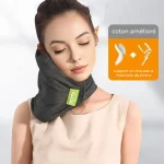 Coussin de voyage nuque ergonomique,porté par femme Coussin de voyage nuque ergonomique,porté par femme