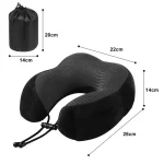Coussin de voyage pour le cou ergonomique à mémoire de forme dimensions Coussin de voyage pour le cou ergonomique à mémoire de forme dimensions