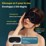 Masque de sommeil doux et confortable adapté au visage Masque de sommeil doux et confortable adapté au visage