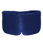 Masque de sommeil en soie naturelle occultant bleu Masque de sommeil en soie naturelle occultant bleu