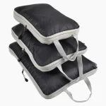 Sacs de compression de voyage légers et résistants - noir Sacs de compression de voyage légers et résistants