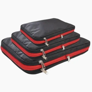 Sacs de compression de voyage pliables - noir