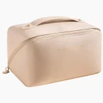 Trousse de toilette de voyage pour femme beige Trousse de toilette de voyage pour femme beige
