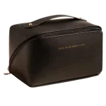 Trousse de toilette de voyage pour femme noir Trousse de toilette de voyage pour femme noir