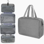 Trousse de voyage suspendue imperméable pratique pour emporter en voyage gris Trousse de voyage suspendue imperméable pratique pour emporter en voyage gris
