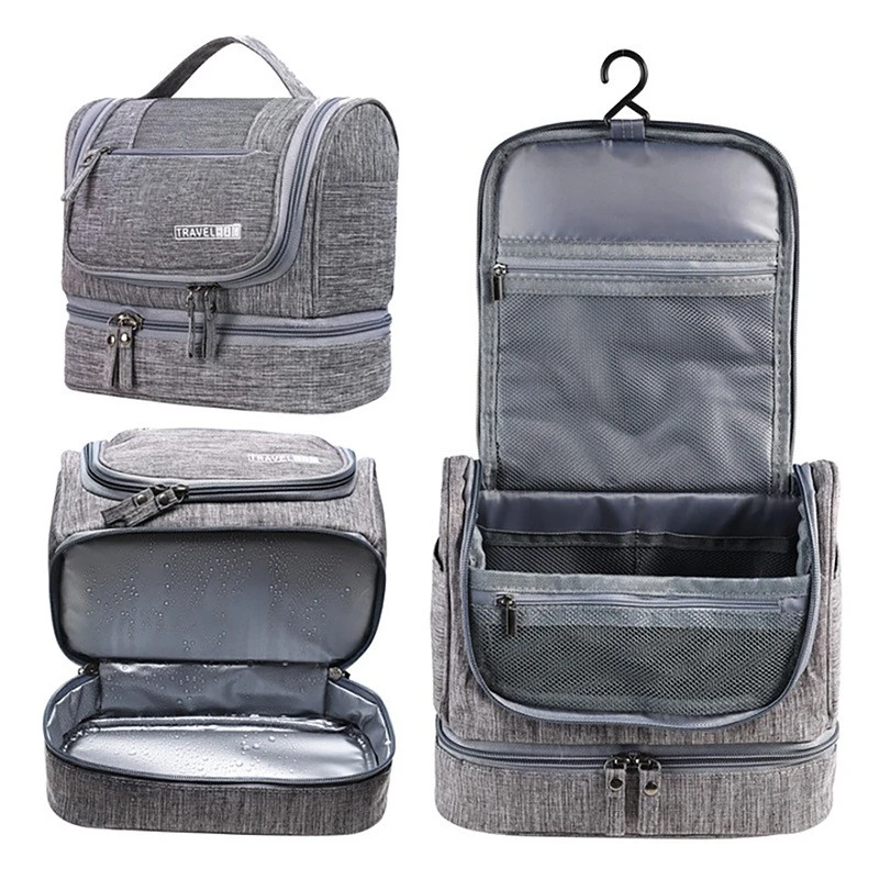 Trousse de voyage vanity imperméable différents angles