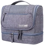Trousse de voyage vanity imperméable et pratique gris Trousse de voyage vanity imperméable et pratique gris