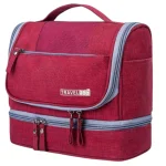 Trousse de voyage vanity imperméable et pratique rouge Trousse de voyage vanity imperméable et pratique rouge