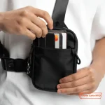 Sac de voyage pour homme à bandoulière porte carte Sac de voyage pour homme à bandoulière porte carte