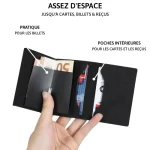 Marven - ASSEZ D'ESPACE - porte carte Homme RFID